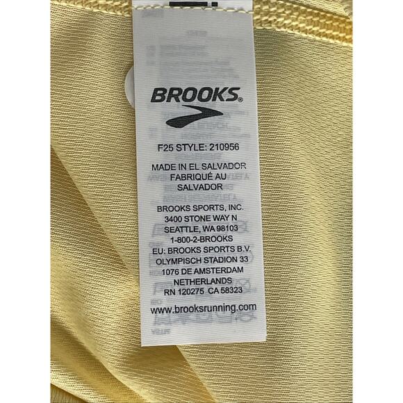 runDisney 2025 Wine & Dine 5K Mens Large Long Sleeve Shirt Brooks Mulan Yellow - Picture 9 of 14